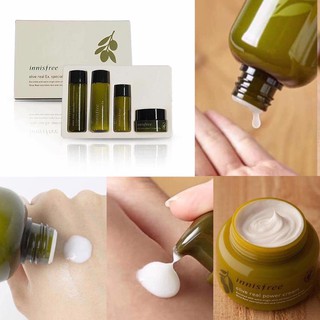 Bộ sản phẩm chăm sóc da mặt Innisfree Olive Real Special Kit
