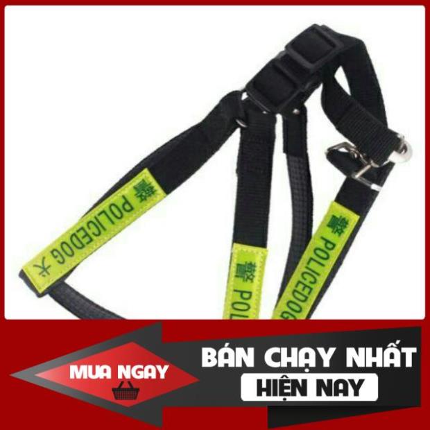 [ Bán sỉ ] DÂY XÍCH CHÓ dây yếm police dây dắt chó