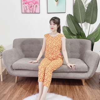 đồ bộ chất lụa mềm mát không nhăn