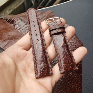 Dây đồng hồ handmade da đà điểu