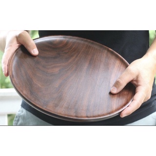 Khay gỗ óc chó  tròn D23-D27
