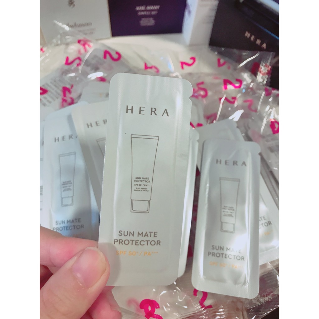 SAMPLE KEM CHỐNG NẮNG HERA  MATE PROTECTOR SPF 50