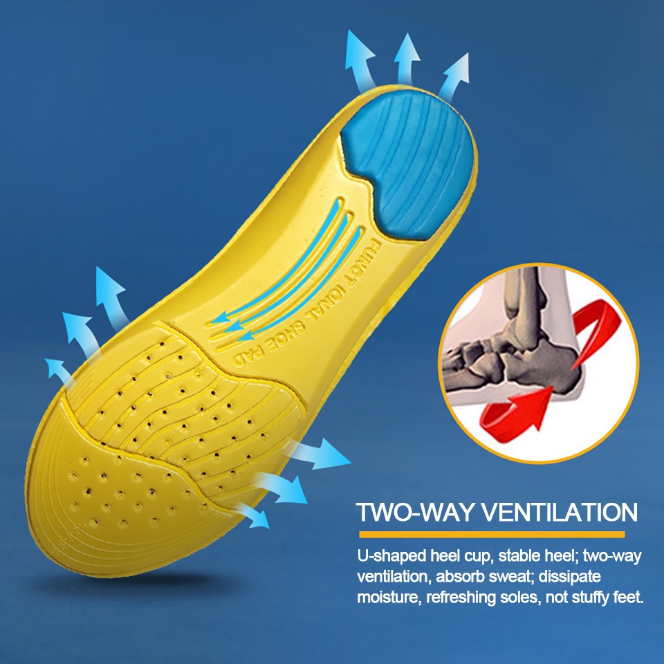 Miếng Lót Giày Thể Thao Thoáng Khí Thấm Hút Mồ Hôi Thoáng Khí