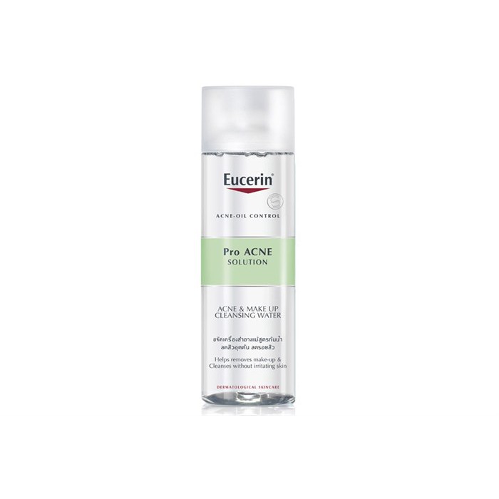 Nước tẩy trang làm sạch nhờn Eucerin Pro ACNE Solution Acne & Make-Up Cleansing Water 200ml