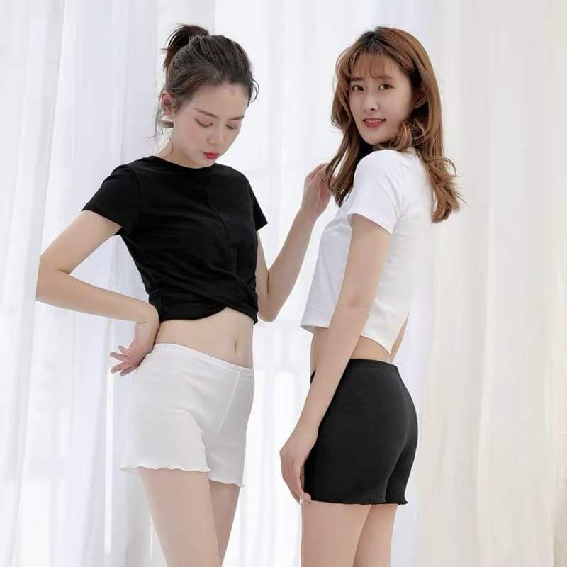 Quần short nữ Mặc Nhà, Quần đùi nữ mặc nhà cute phomaique , nhiều màu Hồng nhạt, đậm ,trắng trơn,đen trơn | BigBuy360 - bigbuy360.vn
