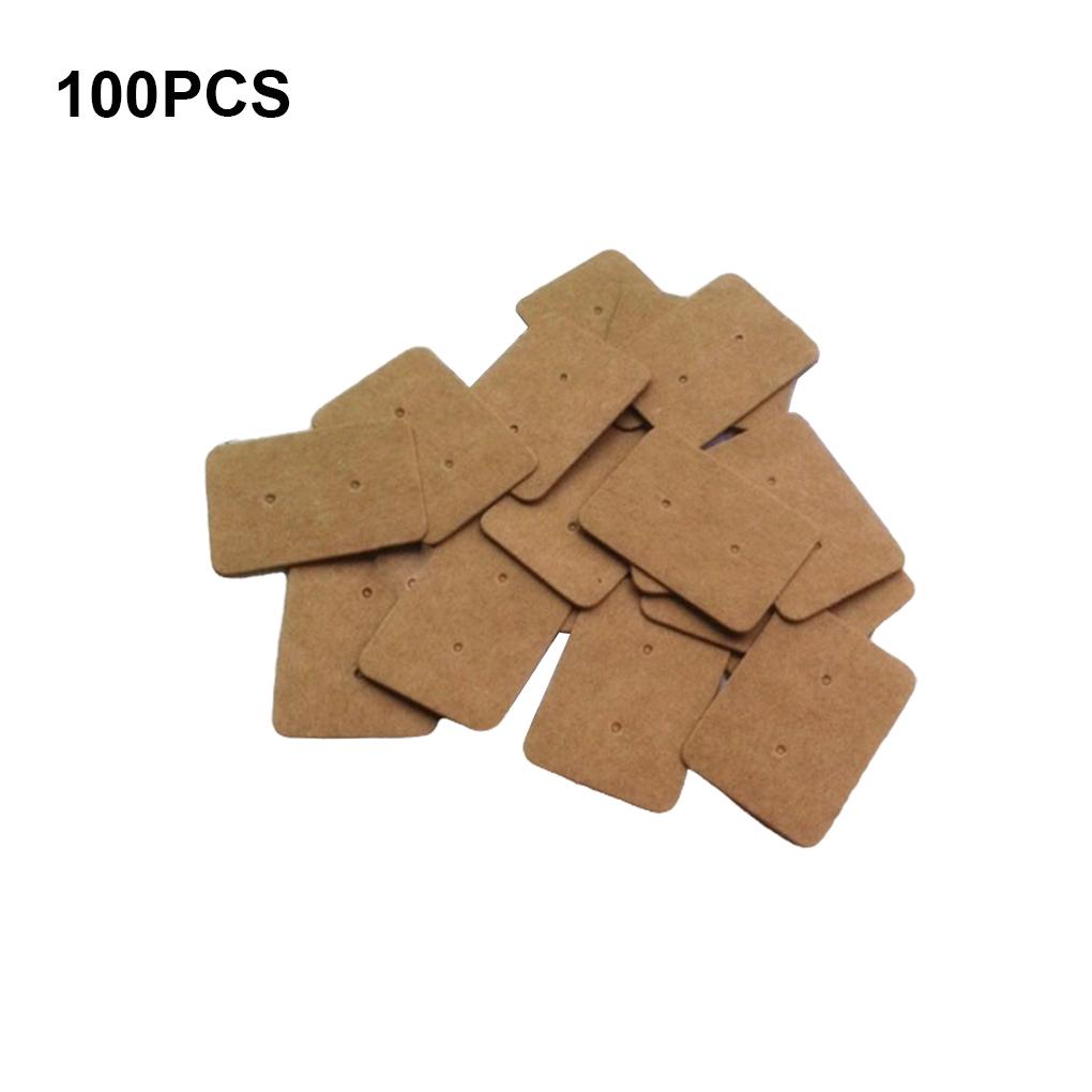 Set 100 Thẻ Giấy Nhiều Màu Sắc Dùng Để Trang Trí Khuyên Tai Đám Cưới