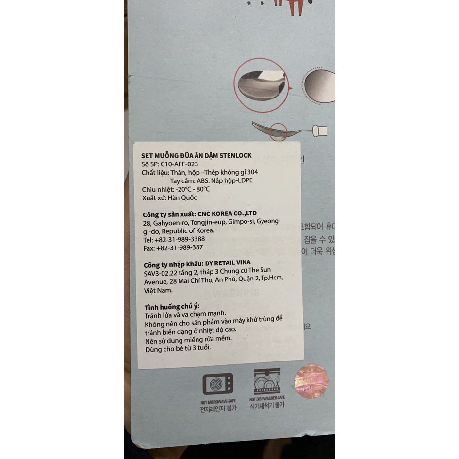 Set thìa đũa có hộp Stenlock Hàn Quốc