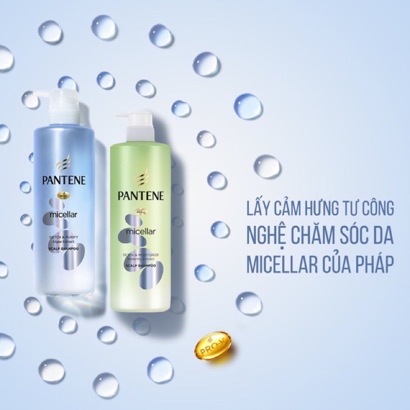 COMBO BỘ DẦU GỘI XẢ PANTENE MICELLAR 530ml