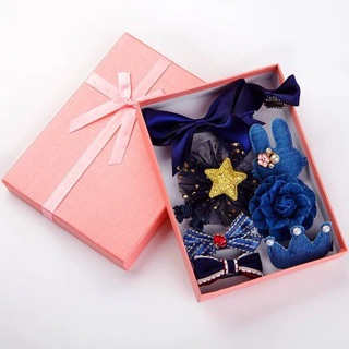 Set kẹp nơ bé gái