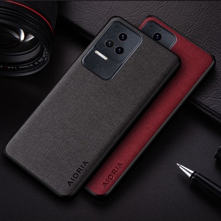 Ốp Lưng Cho Xiaomi Poco F4 coque Thiết Kế Đơn Giản Nhẹ Bền Dệt Da Bao Da Cho F4