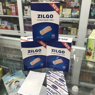Băng cá nhân zilgo 30 miếng bản lớn 3,8 X 7,2cm