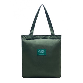 Túi Vải Tote Đeo Vai Living Xanh Rêu XinhStore