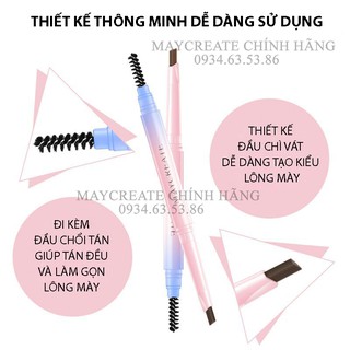 Chì Kẻ Mày 2 Đầu Maycreate Hàng Nội Địa Trung.