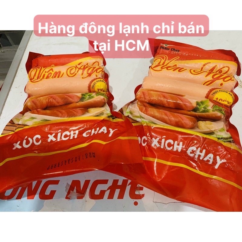 1KG XÚC XÍCH CHAY( 2 bịch) ( siêu ngon - Chỉ bán tại HCM)