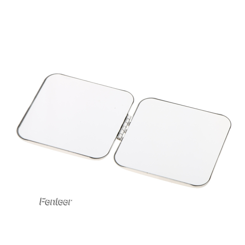 Gương Trang Điểm Mini Bằng Thép Không Gỉ Che Phủ Toàn Diện