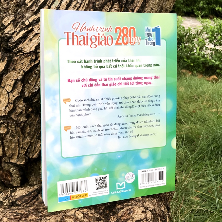 Sách - Hành trình thai giáo - 280 ngày, mỗi ngày đọc 1 trang - Kỹ Năng Thai Giáo Cha Mẹ Nào Cũng Cần (Lẻ tùy chọn)