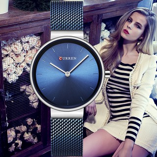(Siêu quyến rũ) Đông hồ nữ CURREN LUXURY CHÂU ÂU – Dây Titanium cao cấp