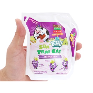 Sữa Kun Dạng Túi Đủ Mùi 110ml