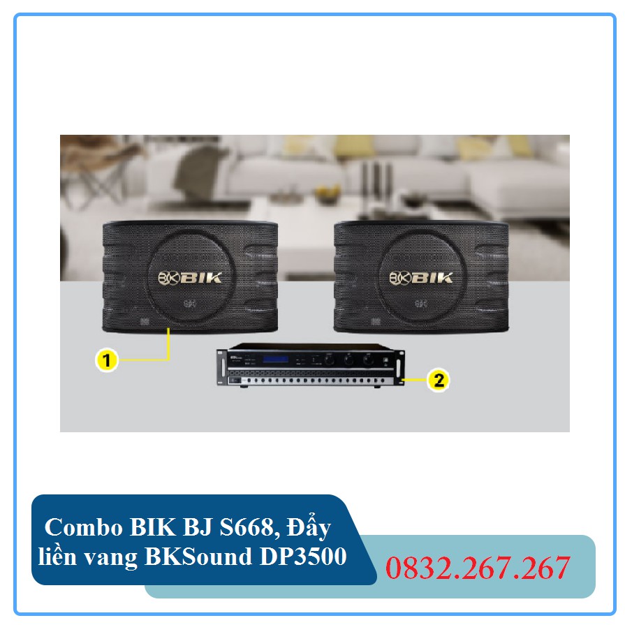 Dàn âm thanh BIK BJ S668, Đẩy liền vang BKSound DP3500