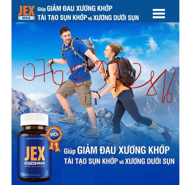 Jex Max 30 viên (hàng chính hãng USA)