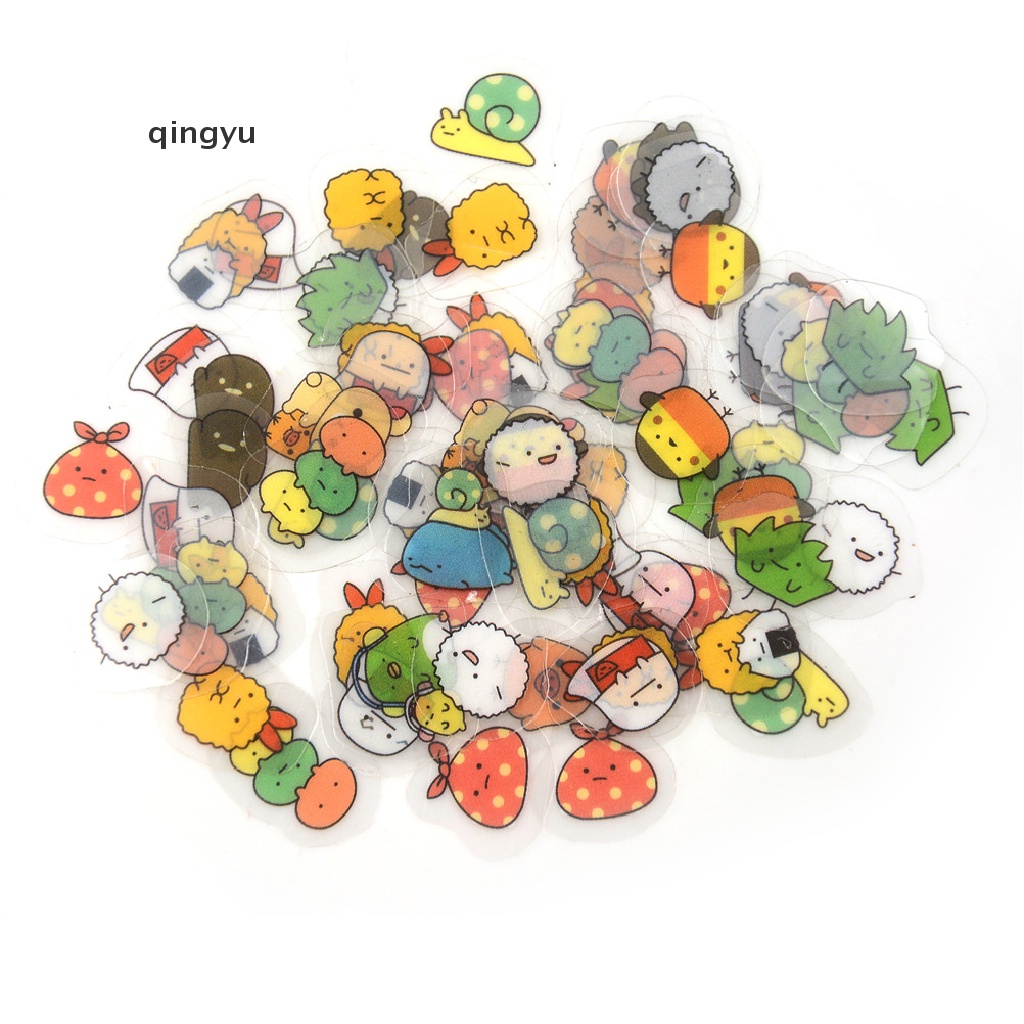 Bộ 80 Miếng Dán Trang Trí mini Dễ Thương DIY