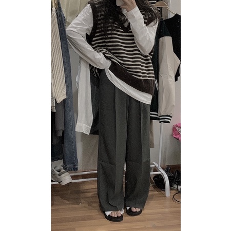 Quần vải clothing 2 cúc viền from siêu đẹp - hàng có sẵn