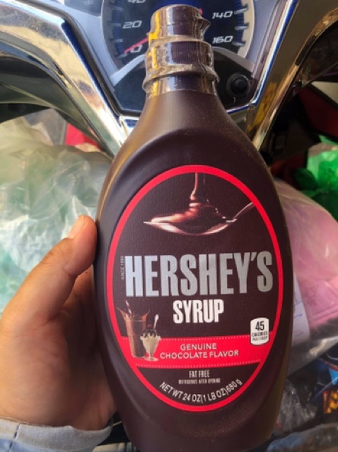 Sốt Topping Hershey’s (Socola, Dâu, Caramel) chai 680g &amp; 1kg3