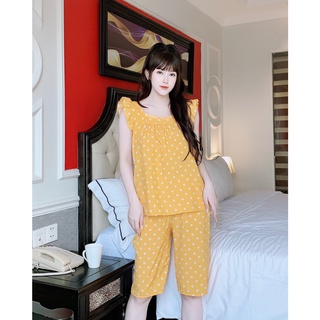 [3 SIZE 46-70KG] Đồ bộ LỤA LỬNG BI MỀM MÁT KHÔNG NHĂN SIÊU DỄ THƯƠNG thời trang