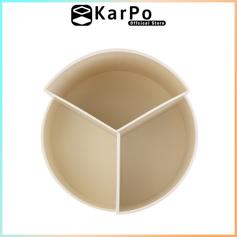 Cốc đựng bút, dụng cụ học tập, đồ dùng cá nhân KarPo CB-102 xoay 360 độ tiện dụng