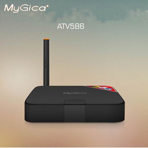 Tivi box thông minh Mygica ATV586 bộ xử lý ARM Cortex A9 x 2, hệ điều hành Android 4.4 .