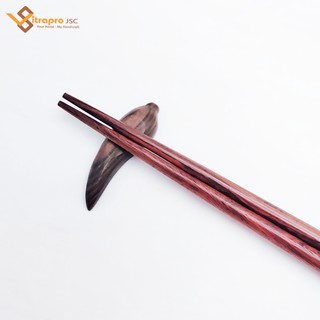 Đũa gỗ trắc trơn đẹp cao cấp (Bộ 5 đôi)