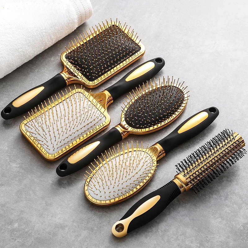 Lược chải tóc massage da đầu tạo kiểu tóc xoăn cho nữ