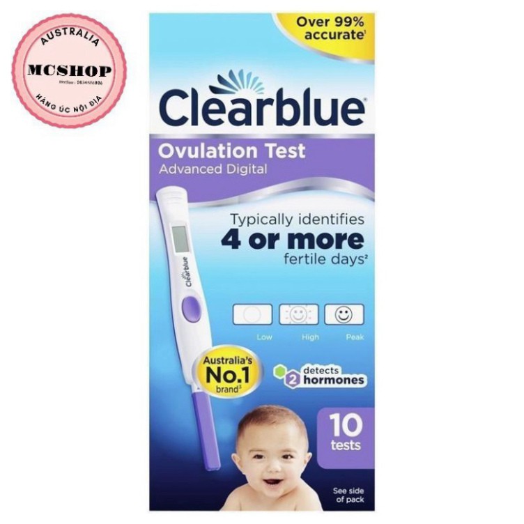 RẺ SỐ 1 QUE THỬ RỤNG TRỨNG ĐIỆN TỬ CLEARBLUE - [ Chính Hãng ] RẺ SỐ 1