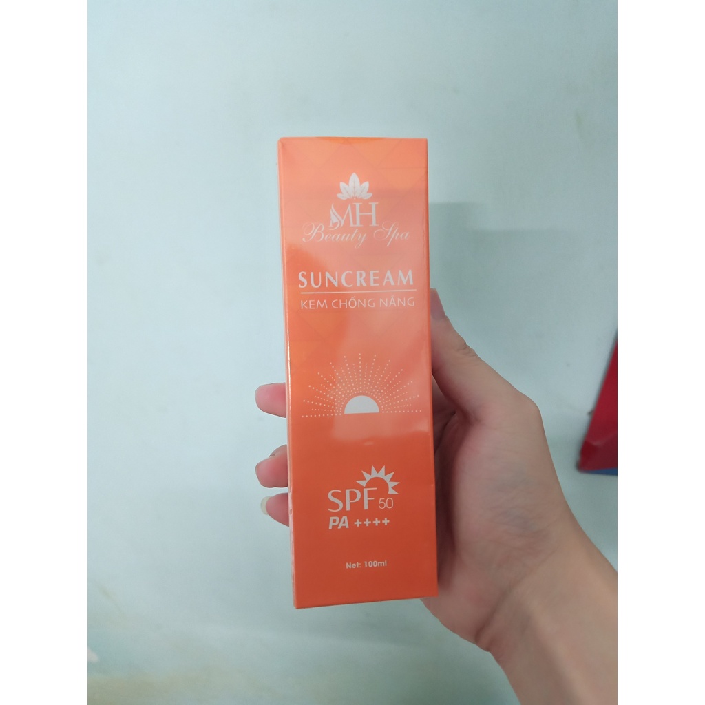 Kem Chống Nắng Sáng Da SunCream Mh Beauty Spa - Chống nắng SPF 50/A+++ Ngừa tia UV TG Store Comis