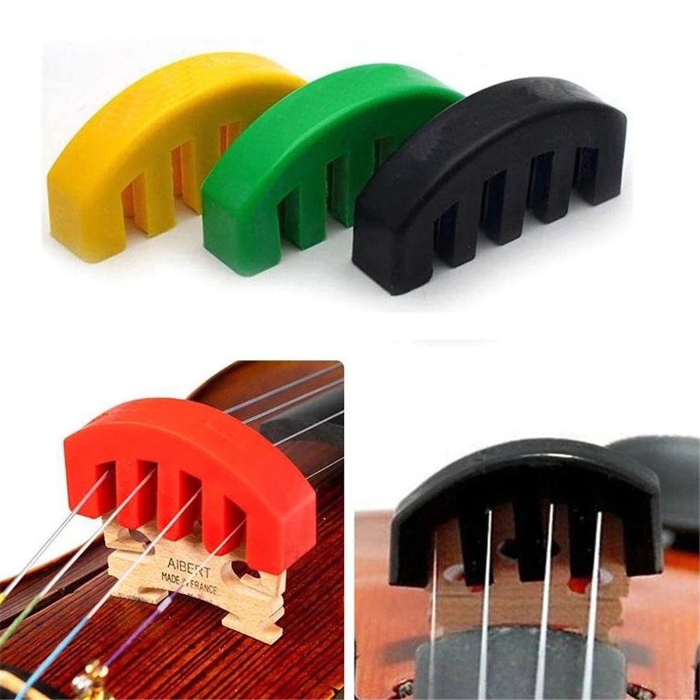 Dụng cụ Silica Gel chặn âm thanh cho đàn Violin màu sắc