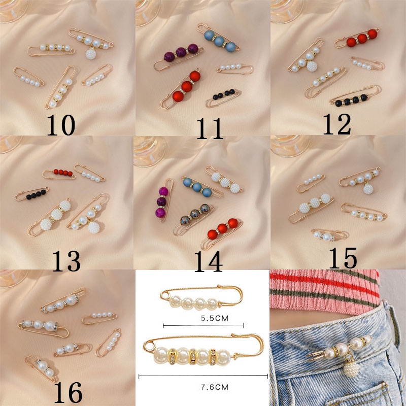 Bộ 6 kim cài điều chỉnh độ rộng quần tiện dụng