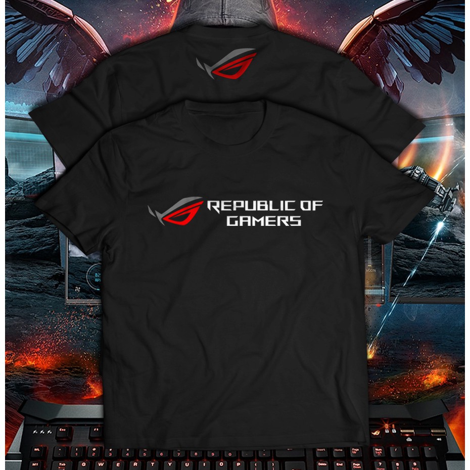 Áo thun ASUS ROG REPUBLIC OF GAMERS độc đẹp cực chất giá rẻ nhất