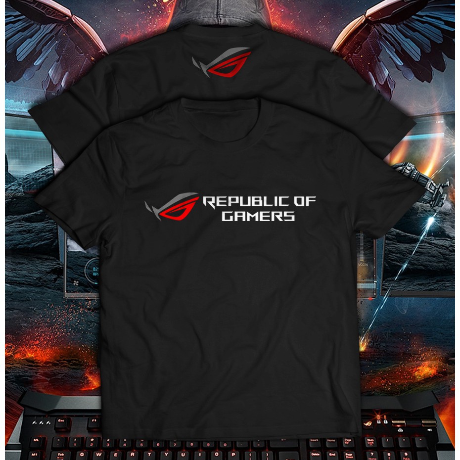 HOT🔥 Áo Phông ASUS ROG REPUBLIC OF GAMERS mẫu mới cực chât