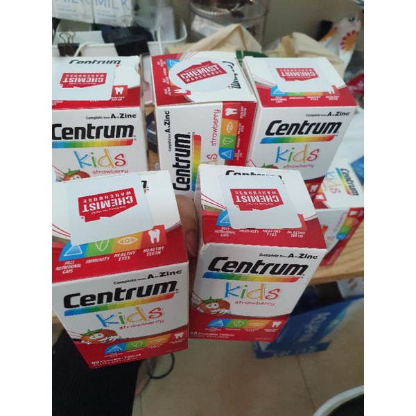 Centrum kids dạng viên ngậm 60 viên - Xuất xứ Úc