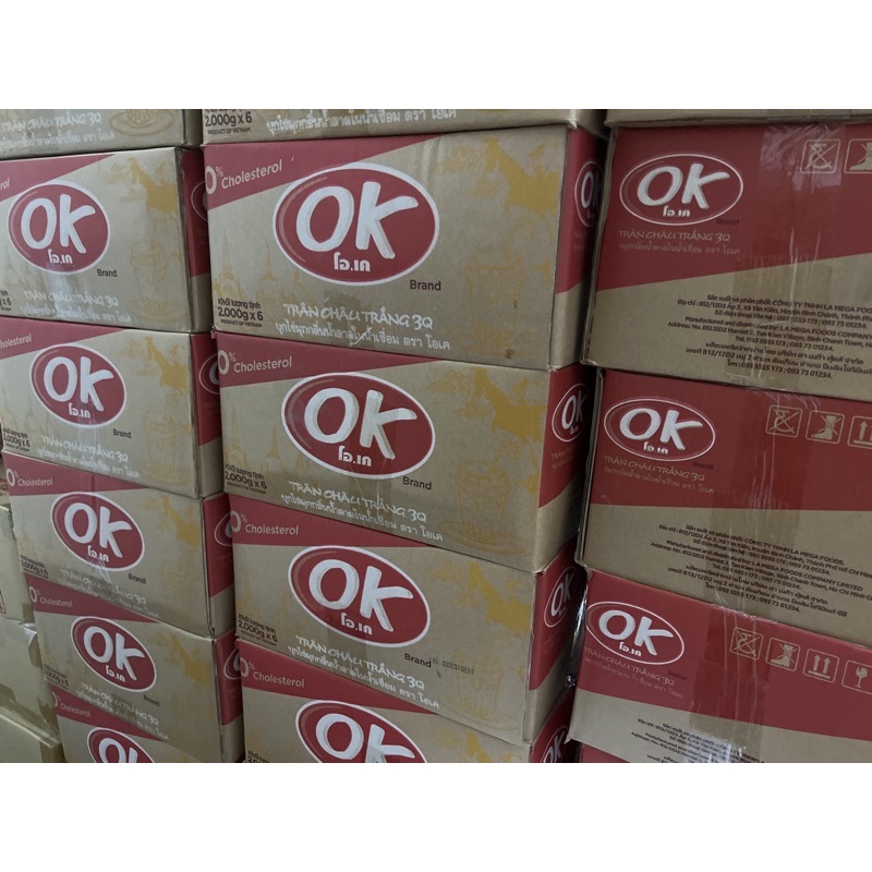 Trân châu 3Q OK Thái Lan ( Thơm, giòn) - Gói 2kg