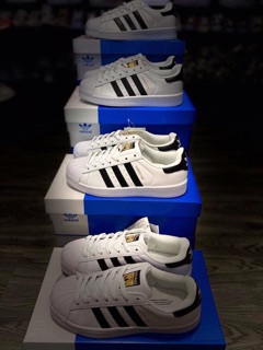 [ Free ship] 🌟   Giày thể thao sneaker SUPERSTAR trắng 🌟( full box)
