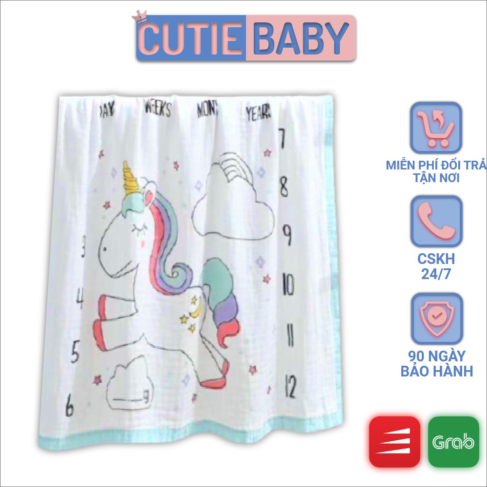 Chăn Aden 4 lớp 100% sợi tre cho bé sơ sinh - Mền hè mát cho bé trai, bé gái, trẻ sơ sinh - Chăn mền cho bé đi học