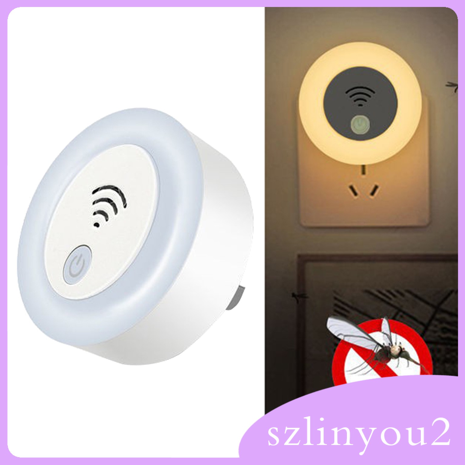 Đèn Led Đuổi Muỗi Bằng Sóng Siêu Âm Cho Phòng Ngủ Của Bé