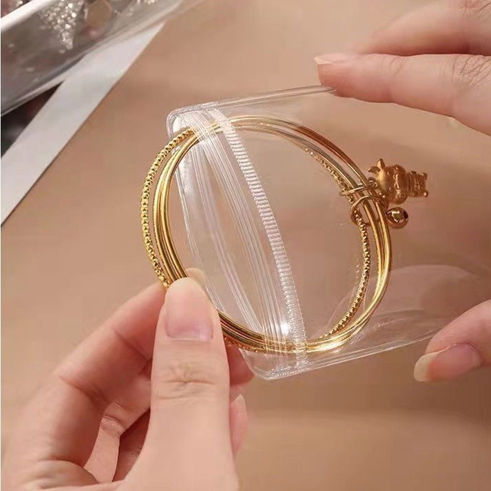 Set 10 Túi Zip Đựng Trang Sức Chất Liệu Nhựa PVC Dày Dặn Chống Oxy Hóa