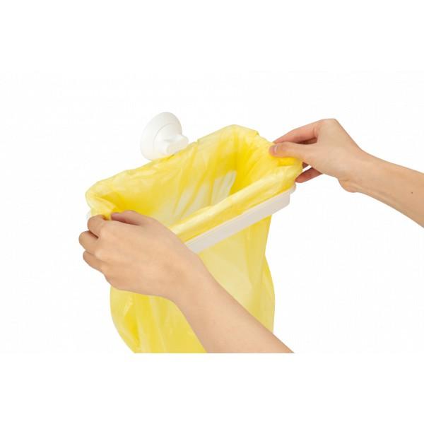Kệ treo túi rác Hiro hàng xuất Nhật, thiết kế thông minh, nhựa nguyên sinh treo từ 2,5kg đến 3kg