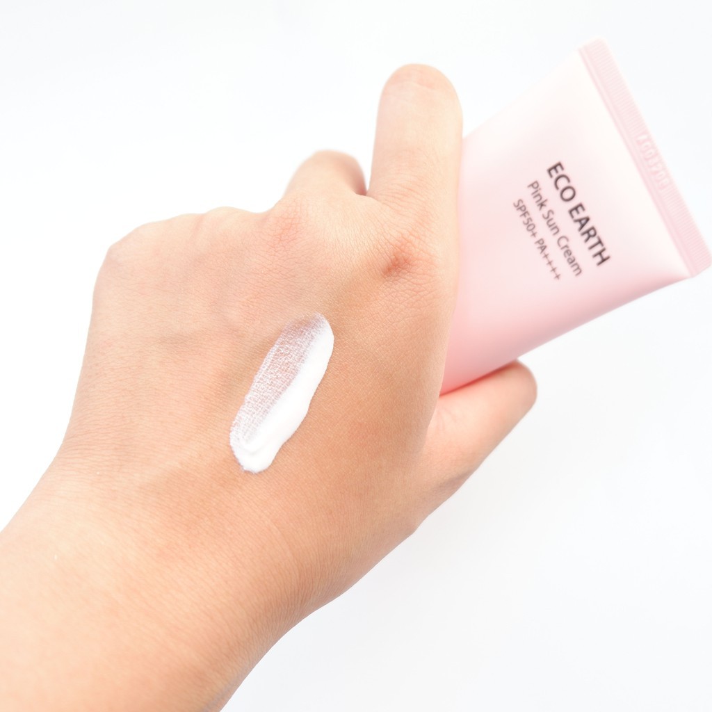 Kem Chống Nắng Cho Da Nhạy Cảm The Saem Eco Earth Power Pink Sun Cream SPF50+ PA++++ 50ml | BigBuy360 - bigbuy360.vn