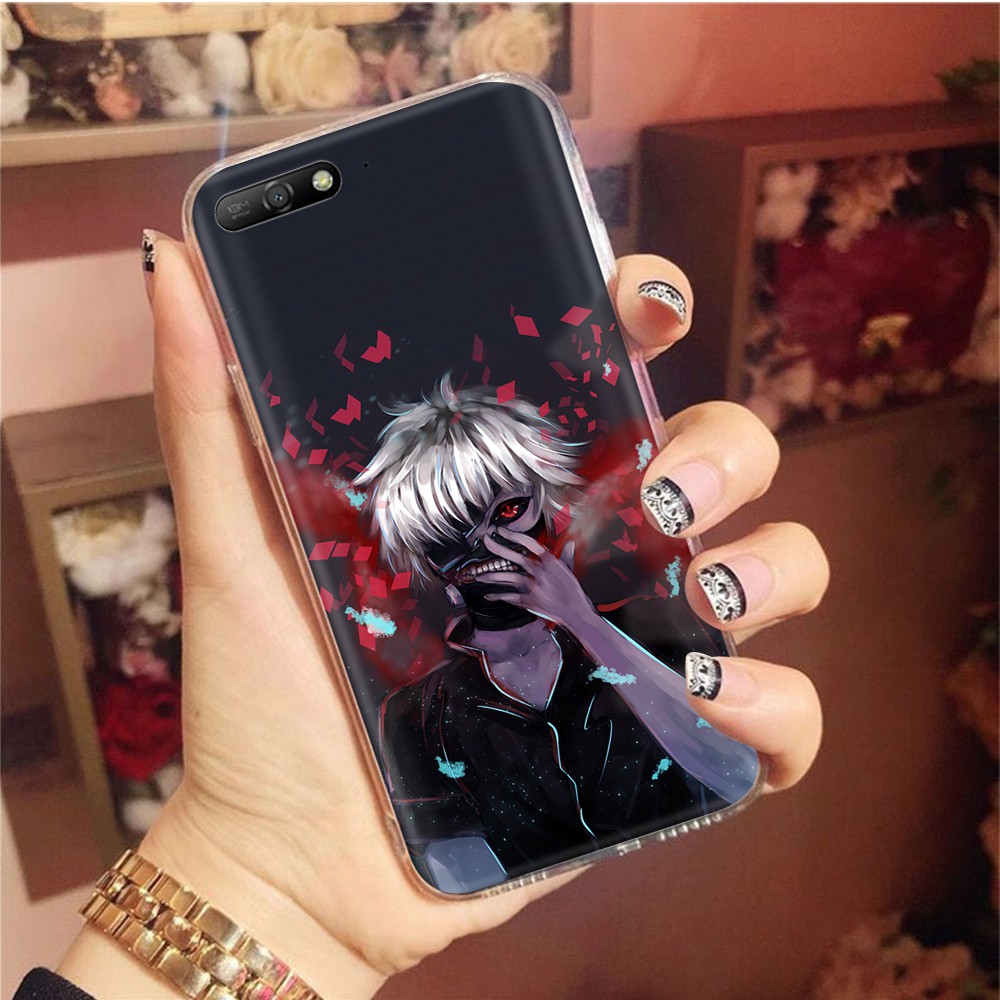 Ốp Điện Thoại Trong Suốt Họa Tiết Tokyo Ghoul Cho Asus Zenfone Shot 4 Selfie Max Pro M1 M2 Plus At133