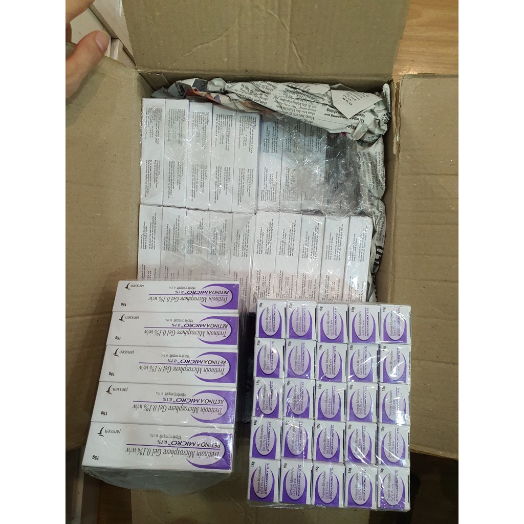[XẢ HÀNG 180K] RETINO A MICRO 0.1 - Tretinoin Microsphere Gel 0.1% w/w - Gel hỗ trợ giảm mụn