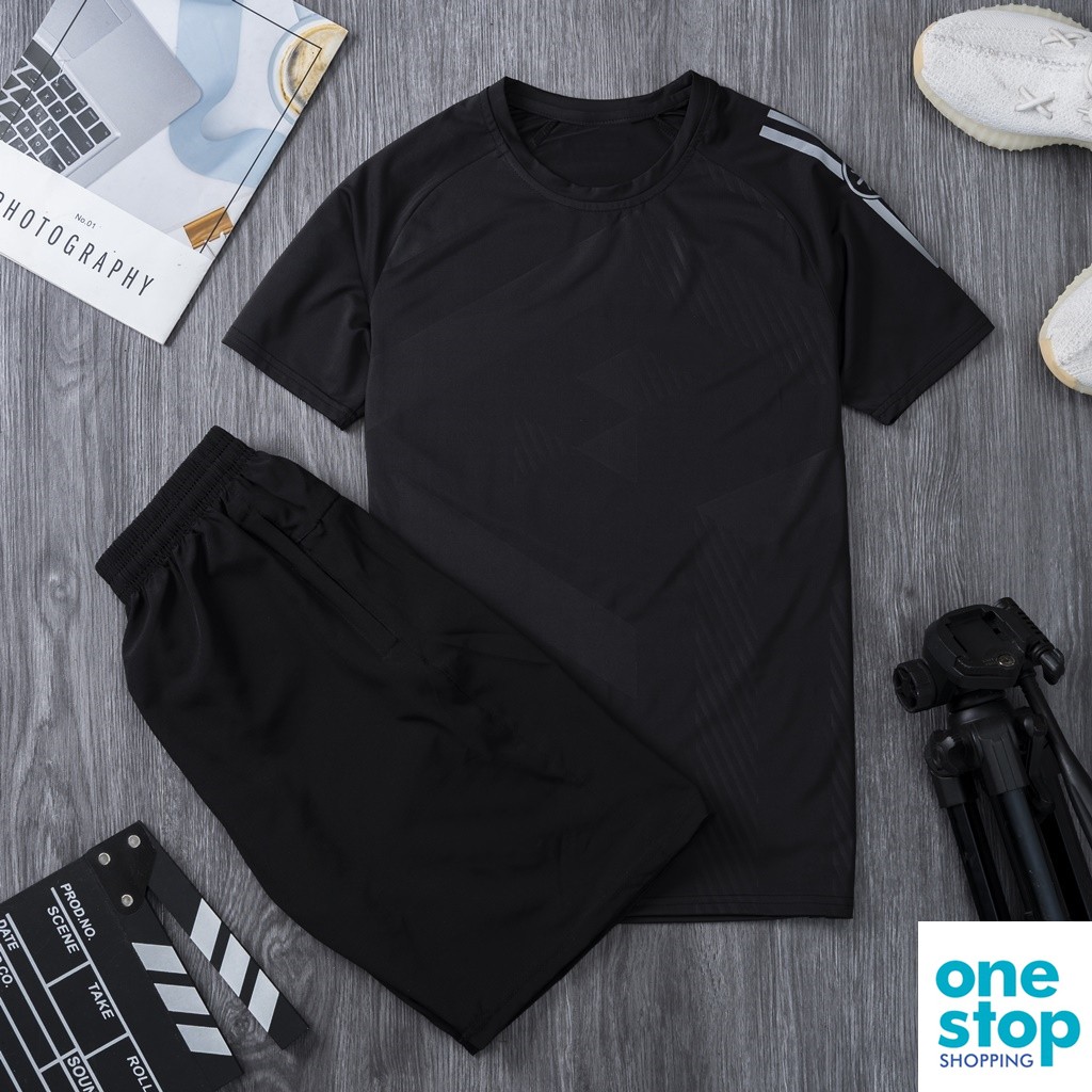 Sét bộ cổ tròn thời trang nam One29, phom 40-80kg oneshop | BigBuy360 - bigbuy360.vn