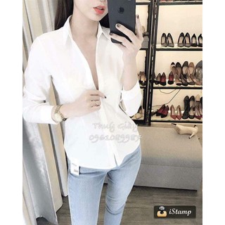 [siêu rẻ] Áo sơ mi trơn #Nữ ( Thô mềm cực hót ) shop yêu thích